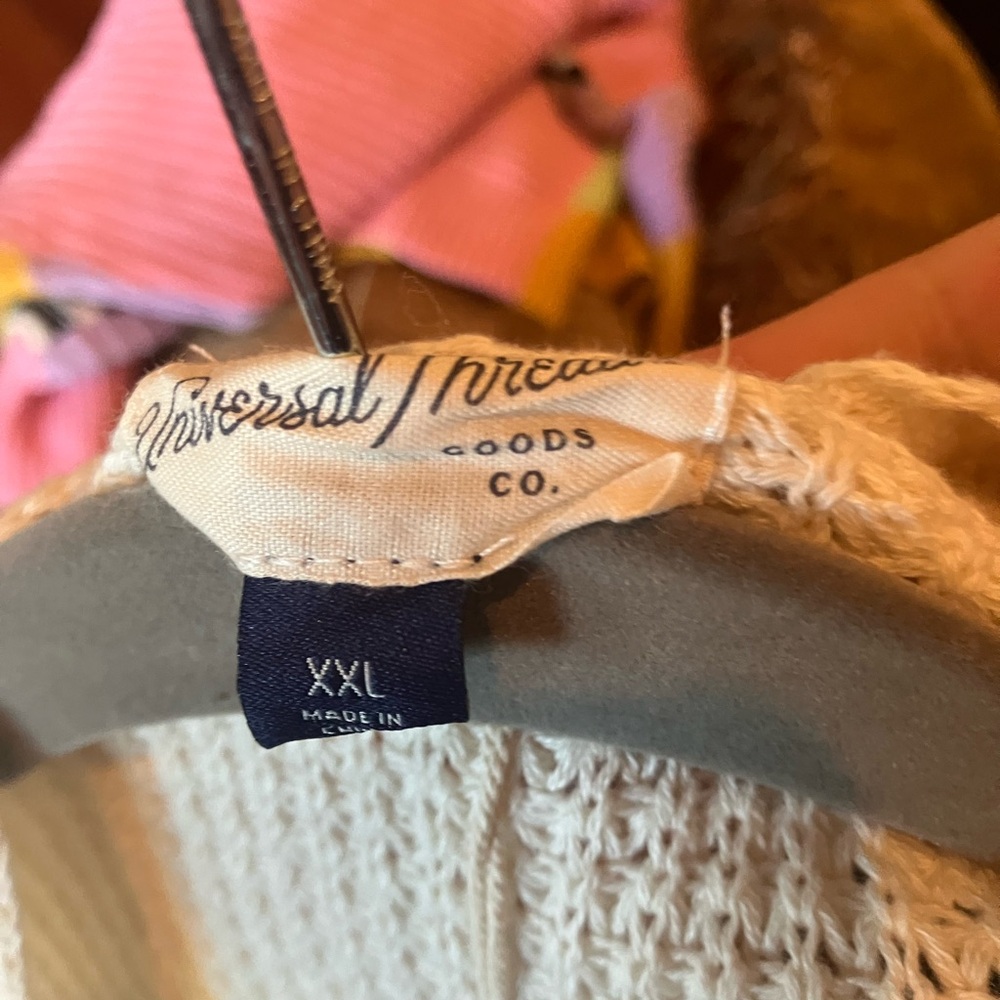 Universal Thread Cream Open-Front Cardigan - Picture 4 of 4